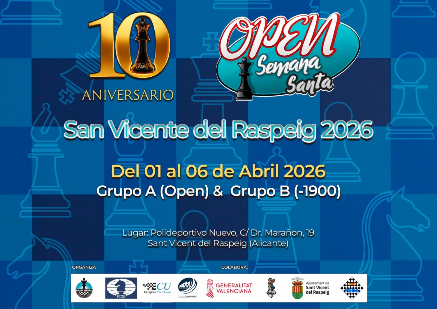 Open de ajedrez de Semana Santa 2026