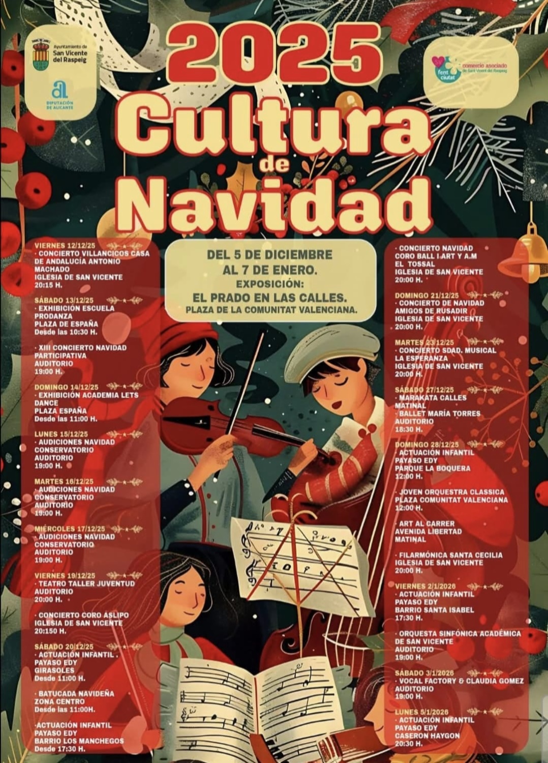 Programación Cultural Navideña 2025