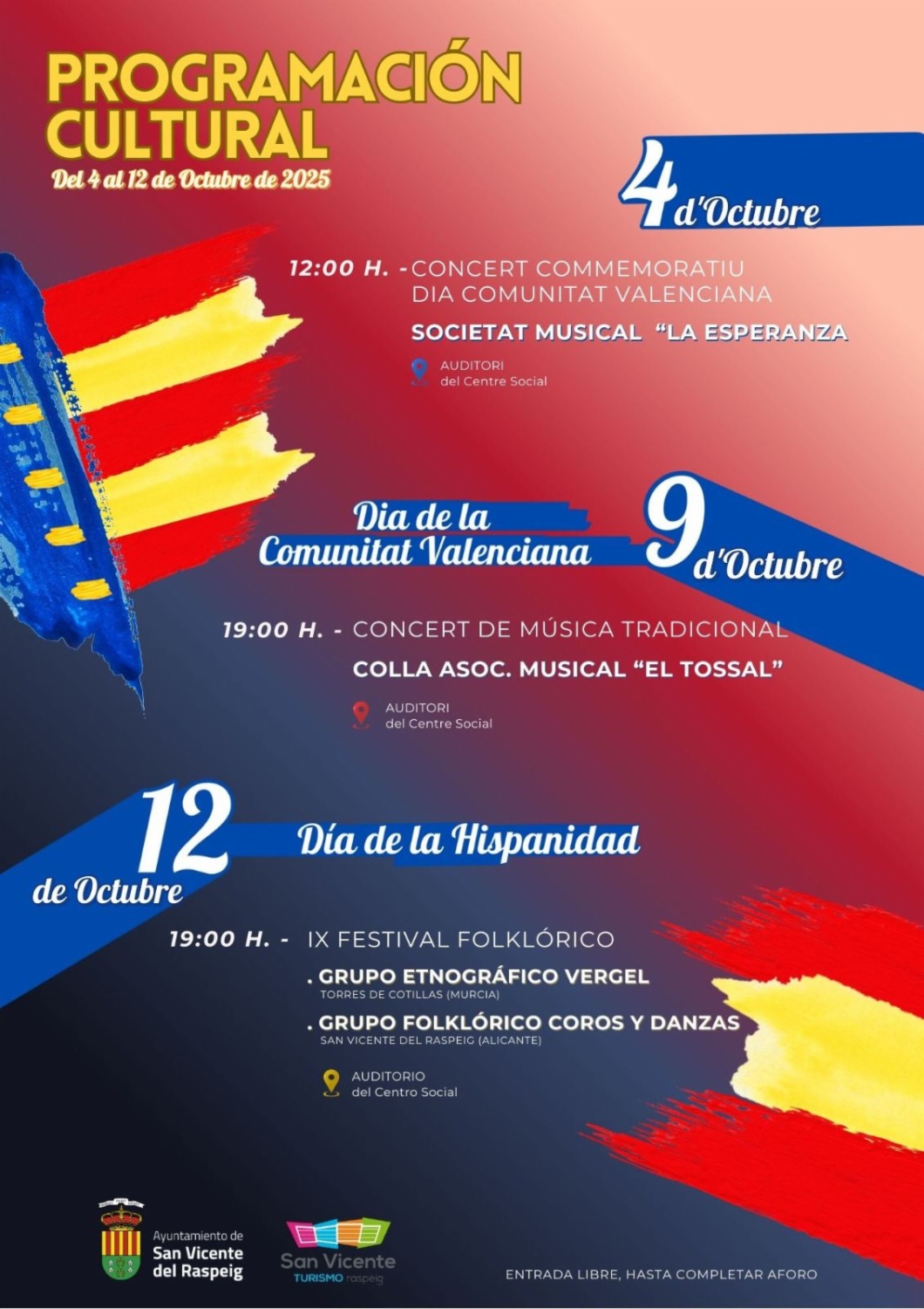 Programación Cultural Octubre 2025