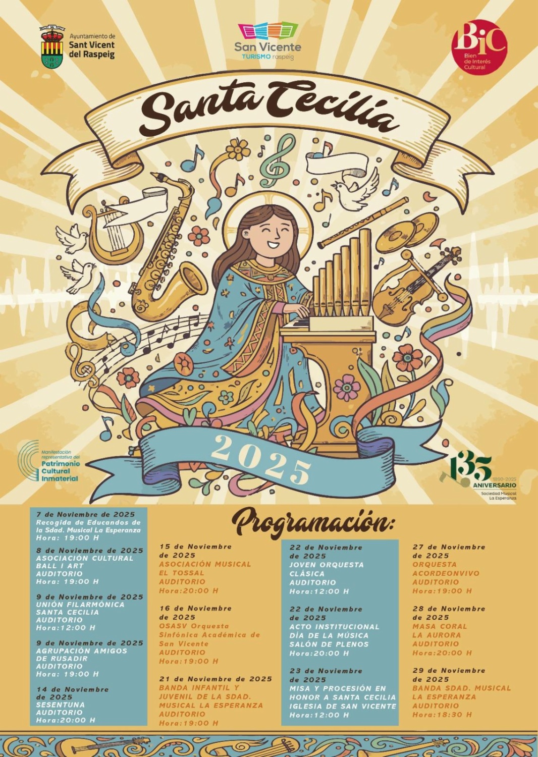 SANTA CECILIA 2025