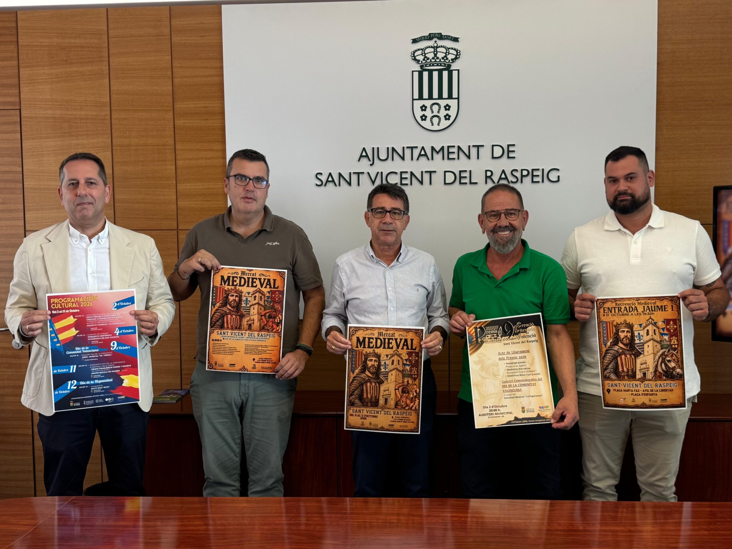 San Vicente se prepara para celebrar el 9 d’Octubre con un programa dedicado a poner en valor sus tradiciones, su cultura y su historia