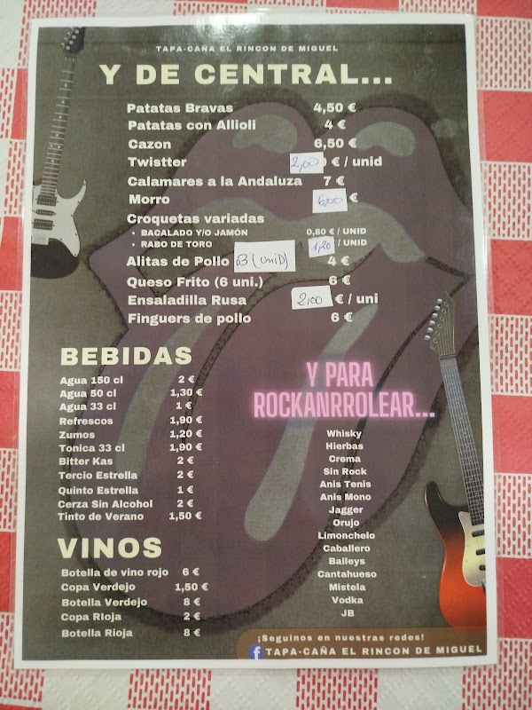 Tapas-Cañas El Rincón De Miguel